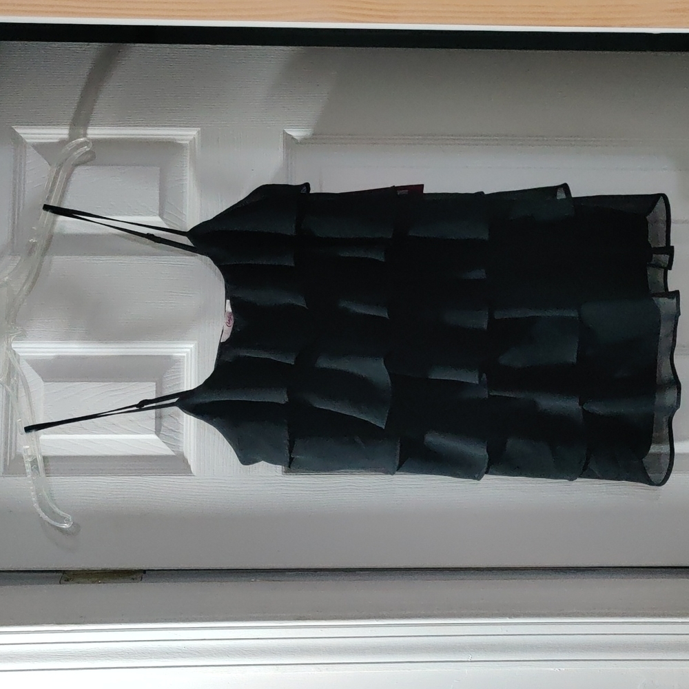 NWT- Candies XS black tank top.